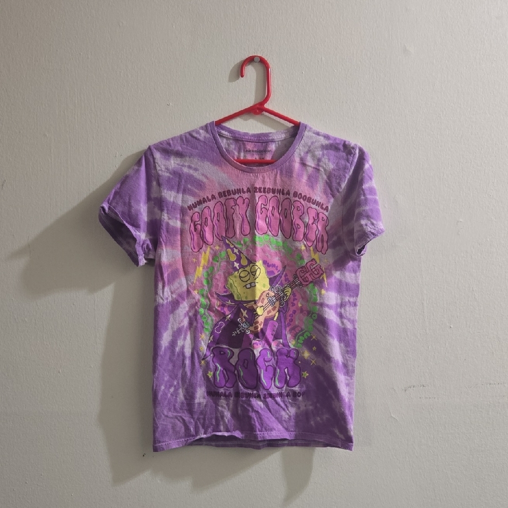Nickeloden Spongebob Tie Dye Tee
